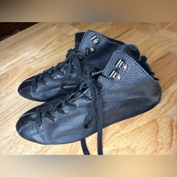 Kelsi Dagger Black Hightop Boots - Women’s Size 8 - Balletcore - Picture 1 of 8